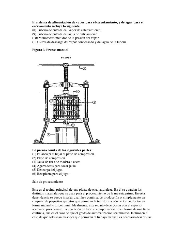 planta procesadora de jugos de frutas pdf